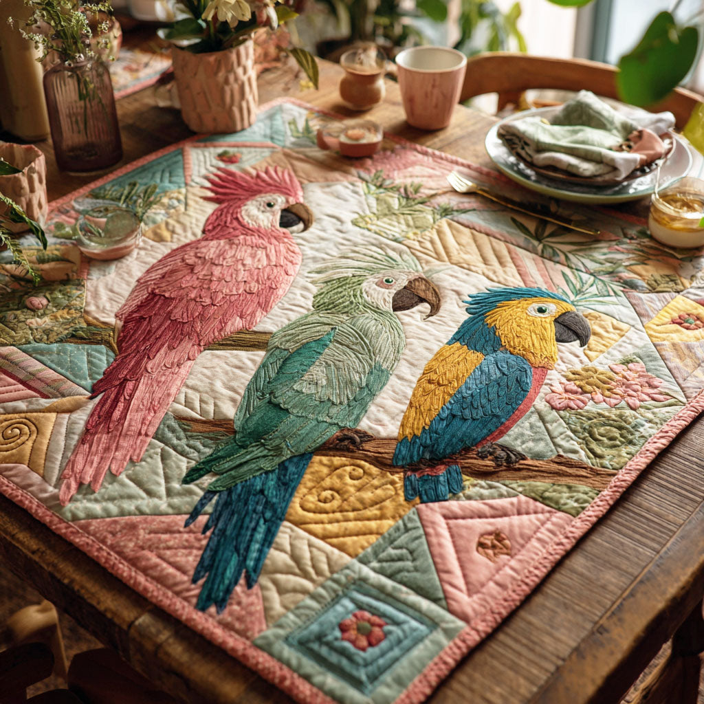 Island Song Quilted Table Topper NCU0NTD191