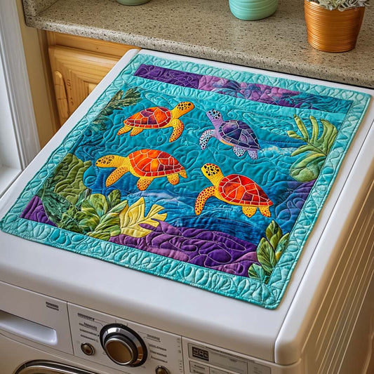 Island Turtle Dream Quilted Washer and Dryer Cover NCU0NNT1400