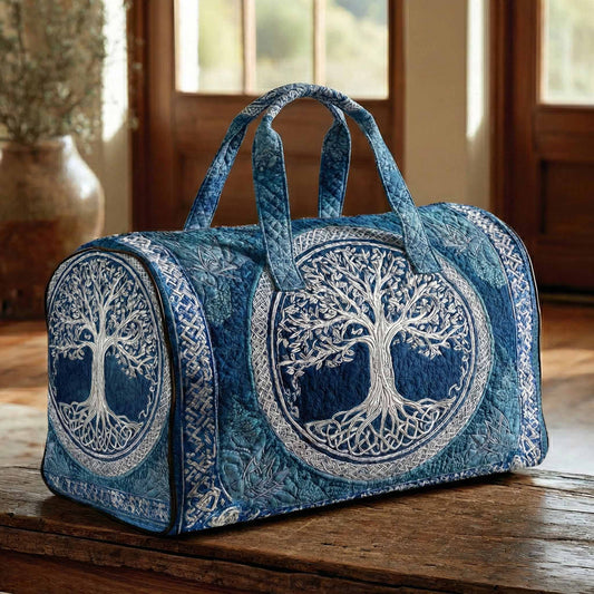 Ivory Canopy Quilted Duffle Bag NCU0NXD1587