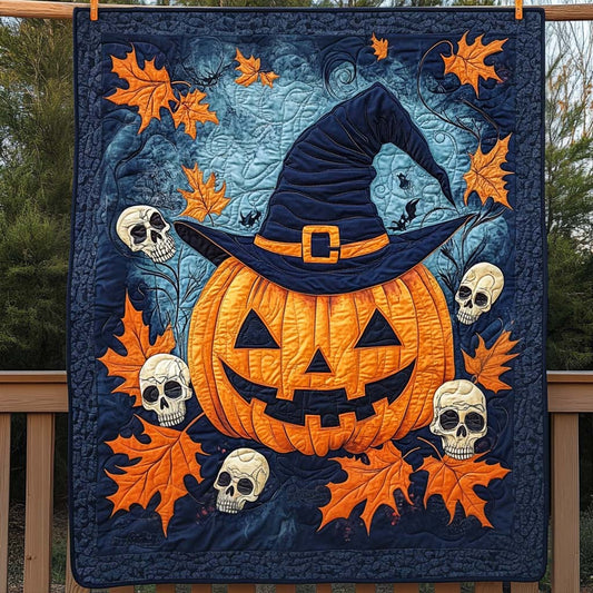 Jack O Lantern Magic Quilted Blanket NCU0NT899