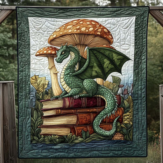 Jade Serpent Quilted Blanket NCU0NT691