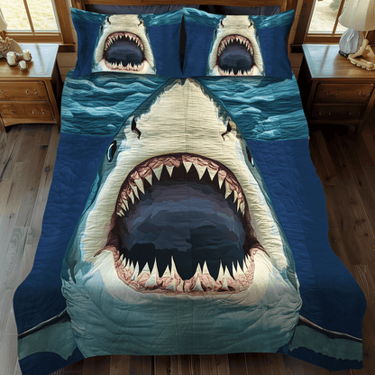 Jaws Quilted Bedding Set NCU0DV933