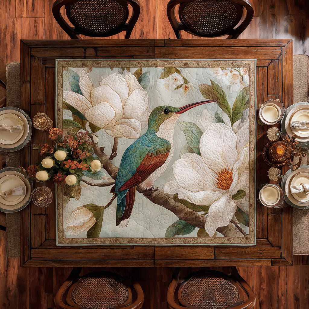 Jewel Flight Quilted Table Topper NCU0DV905