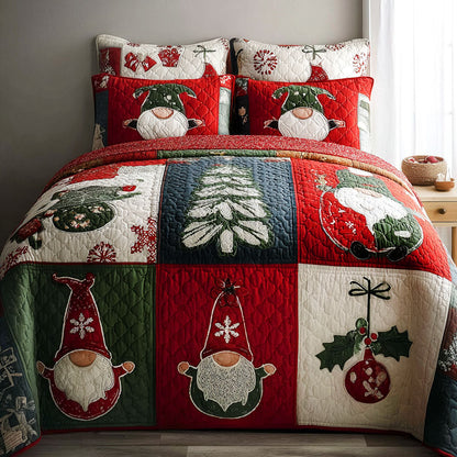 Jingle Beard 3-Piece Quilted Bedding Set NCU0PTT1625