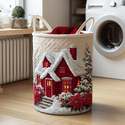 Jingle Path Quilted Laundry Basket NCU0NTD133