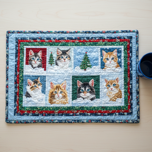 Jolly Feline Quilted Placemat NCU0NNT2225