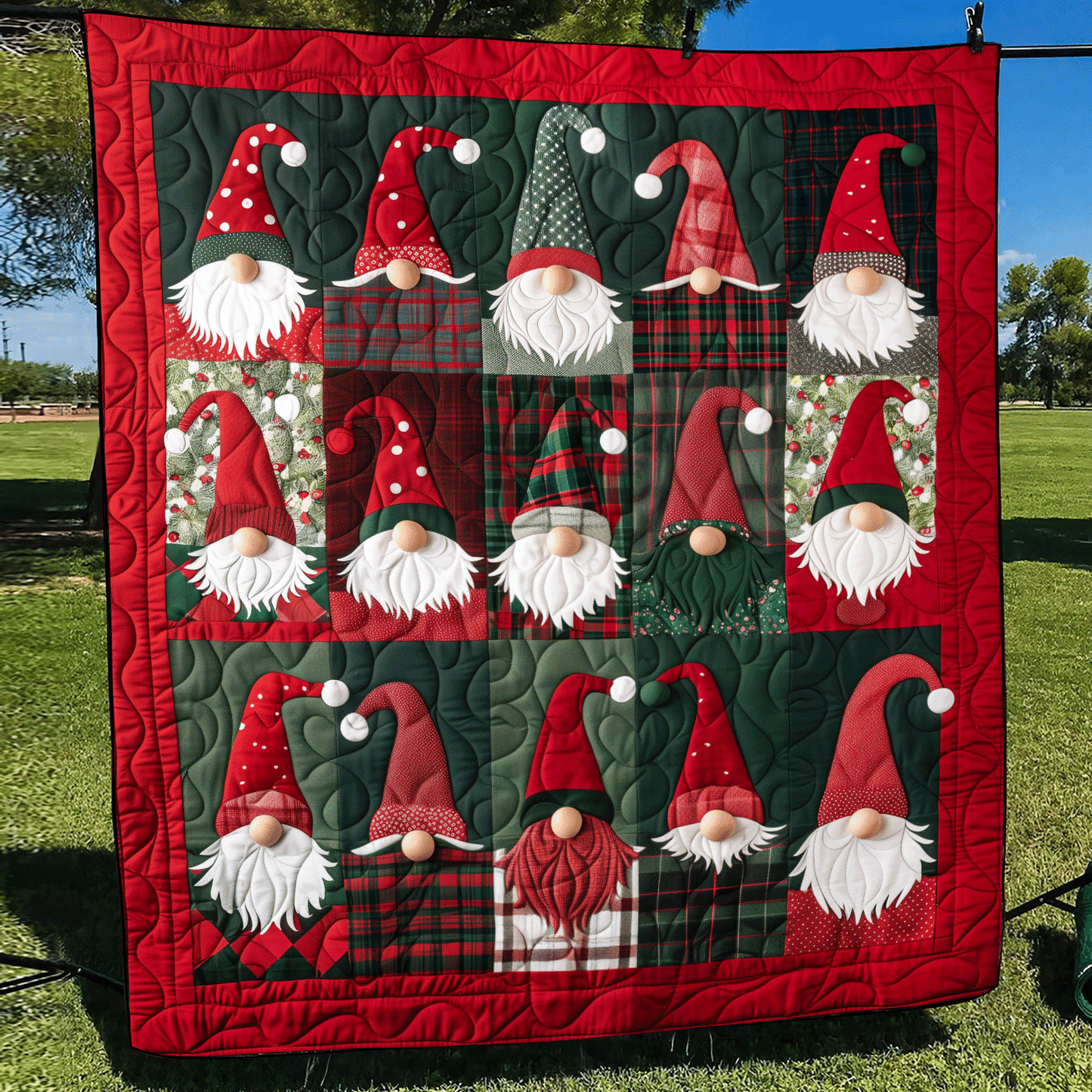 Jolly Gnome Quilted Blanket NCU0TH1038