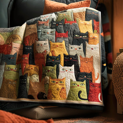 Jolly Cat Quilted Blanket NCU0PTT1409