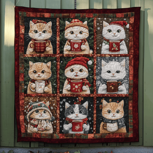 Jolly Cats Quilted Blanket NCU0TL1266