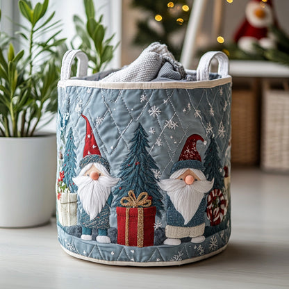 Jolly Gnome Quilted Laundry Basket NCU0DV898
