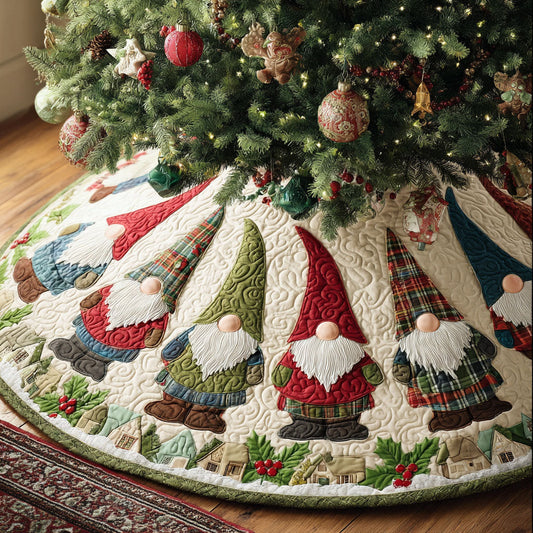 Jolly Jingles Christmas Quilted Tree Skirt NCU0PTT1619