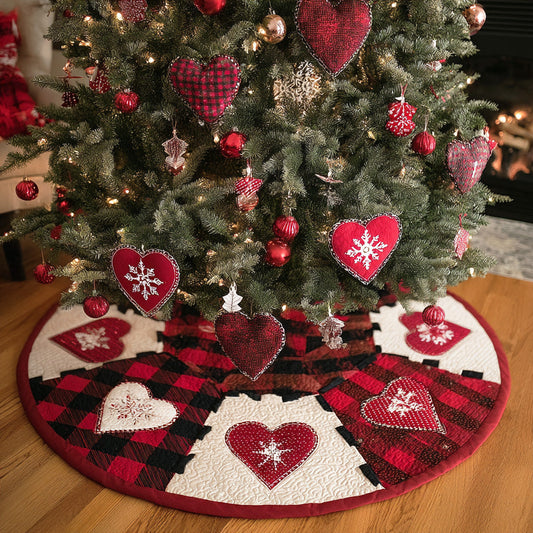 Jolly Mix Christmas Quilted Tree Skirt NCU0NTD1148