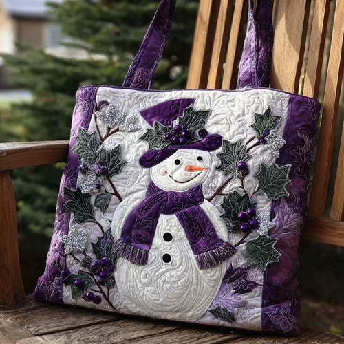 Jolly Snow Days Quilted Tote Bag NCU0PTT1704