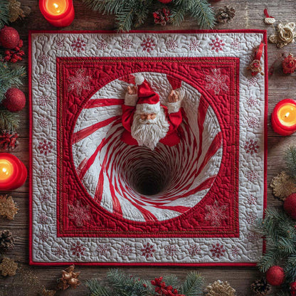 Jolly Swirl Quilted Table Topper NCU0NXD237