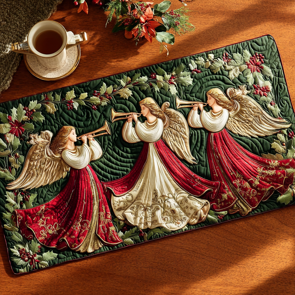 Joyful Messengers Quilted Place Mat NCU0NTV501