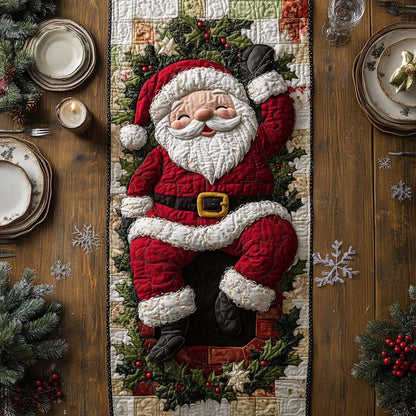 Santa Quilted Table Runner NCU0QN044