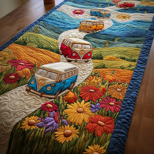 Joyful Miles Quilted Table Runner NCU0NNT2016