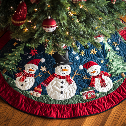 Joyful Yuletide Glow Christmas Tree Skirt NCU0DK1150