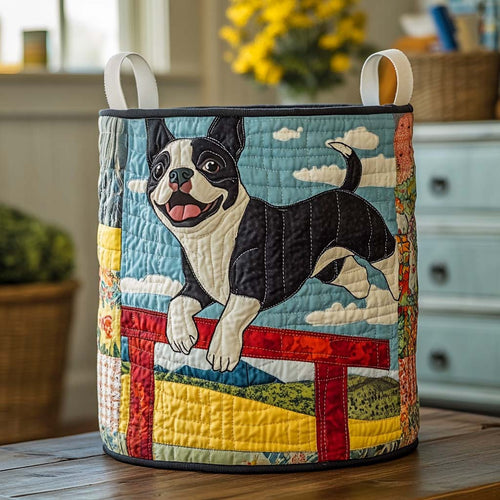 Jumping Joy Quilted Laundry Basket NCU0NXD622