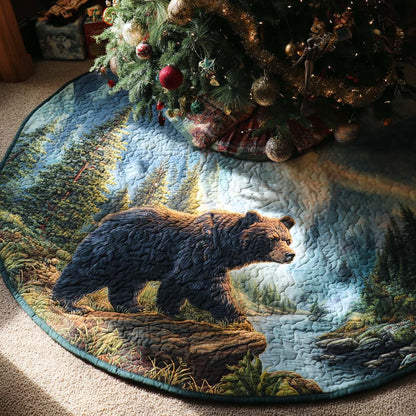 Keeper of the Valley Christmas Quilted Tree Skirt NCU0PTT1815
