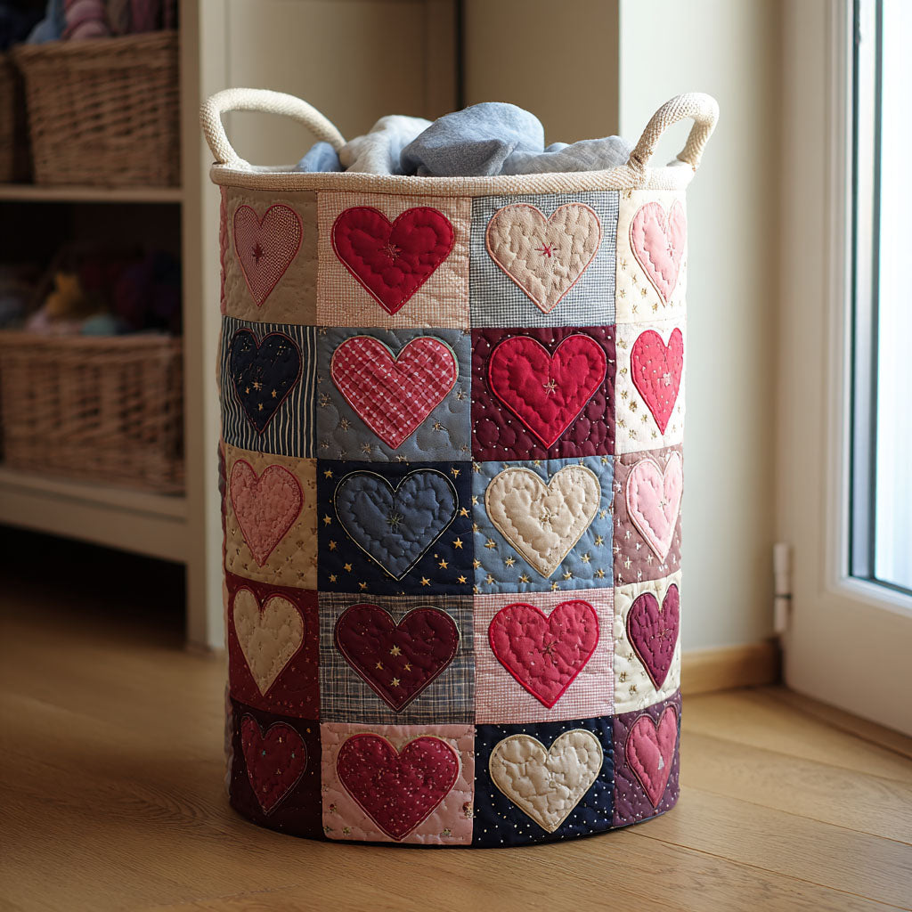 Kind Gather Quilted Laundry Basket NCU0DDK2166