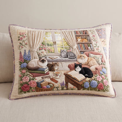Kitty Corner Quilted Bedding Pillow Case NCU0DV2204
