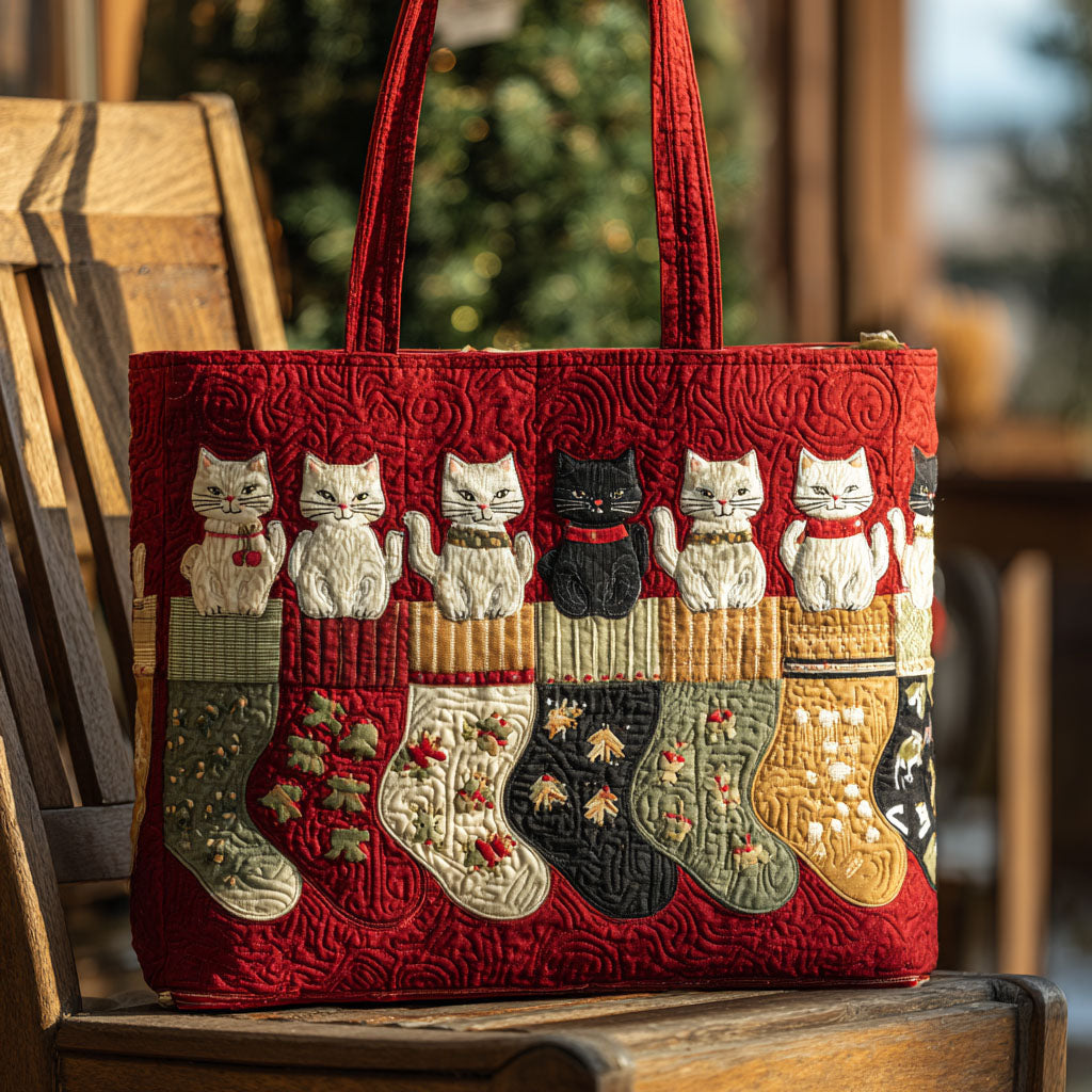 Kitty Charmers Quilted Tote Bag NCU0PTT1840