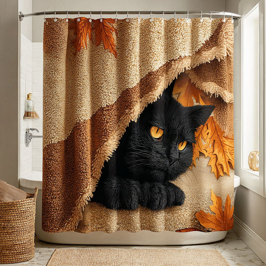 Kitty Corner Shower Curtain NCU0NTD1588