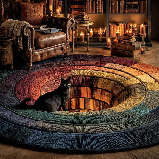 Kitty Tales Quilted Round Mat NCU0NNL146