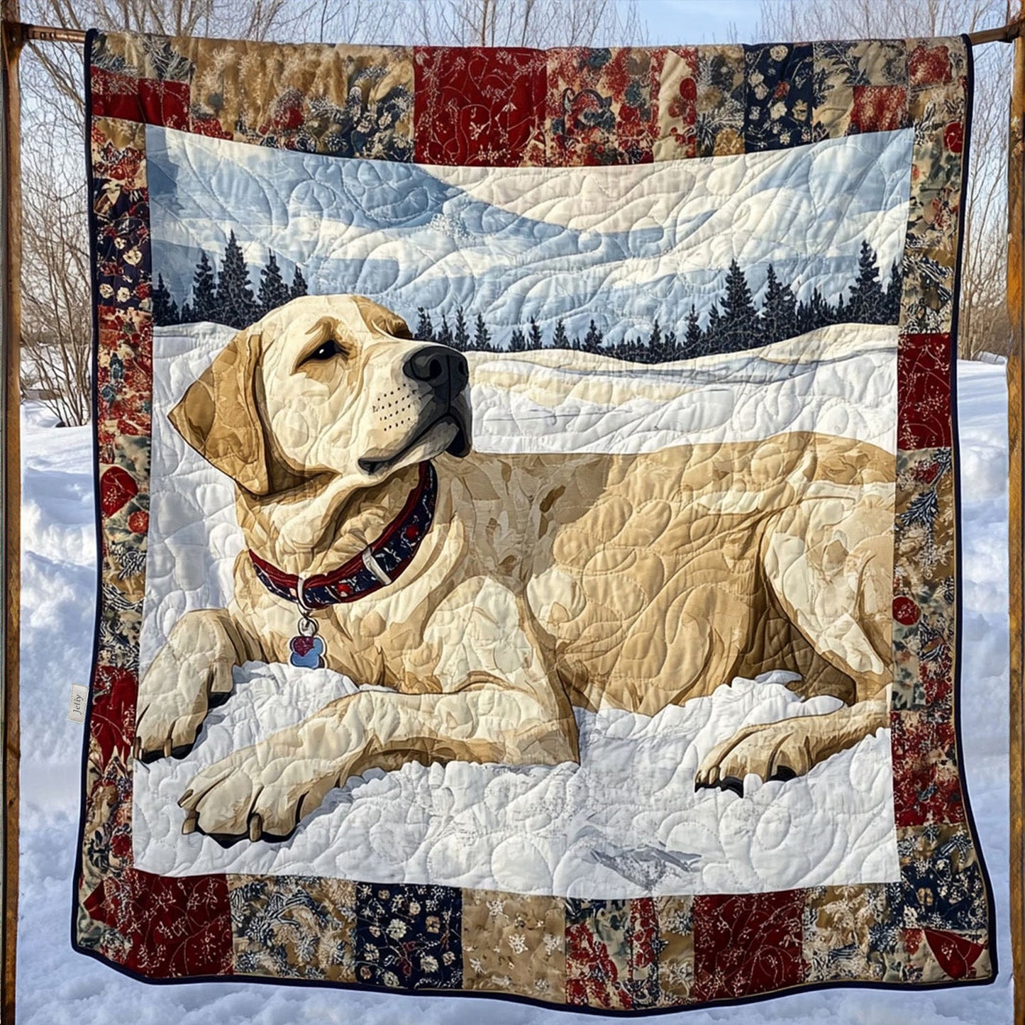 Lab Pals Quilted Blanket NCU0PT1425