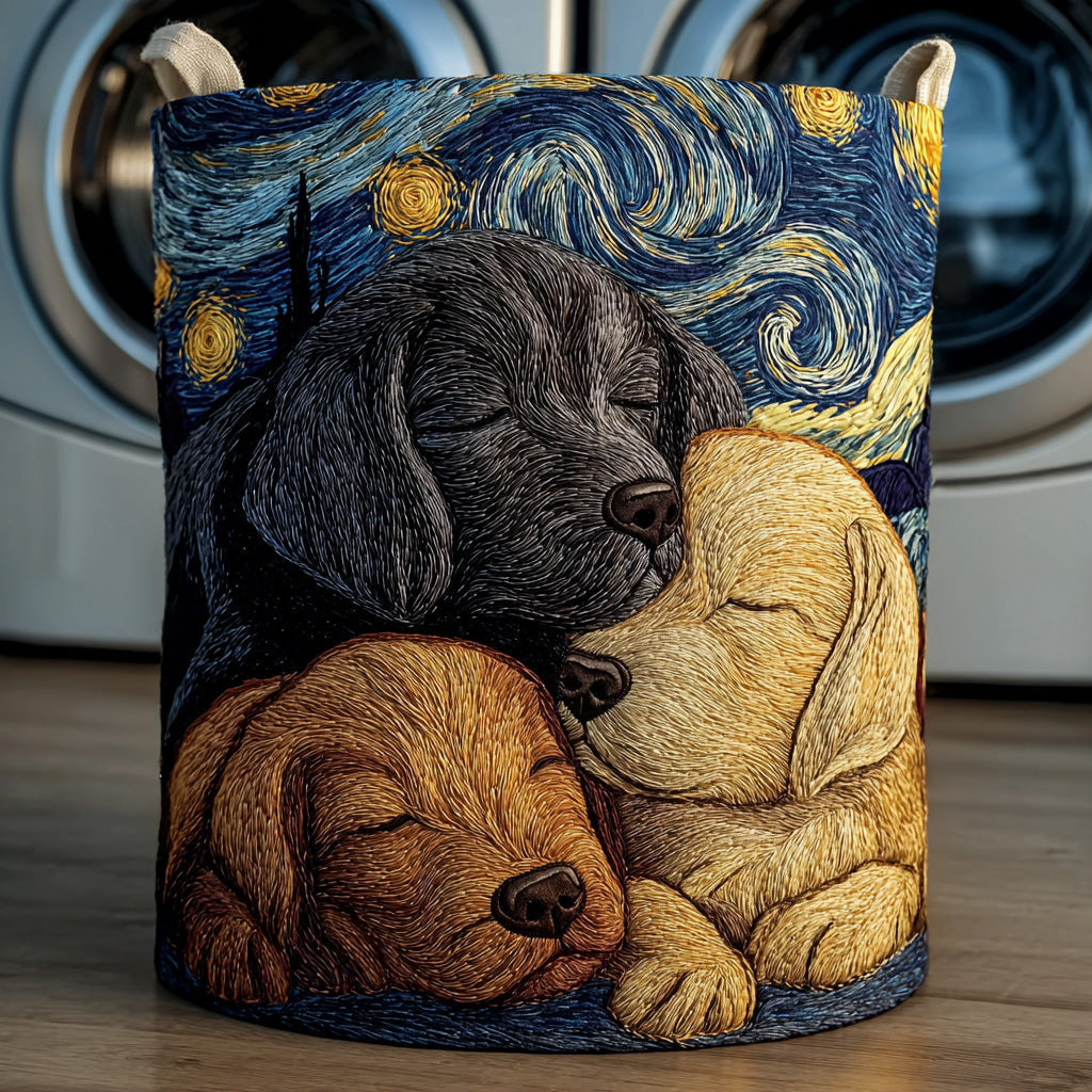 Lab Starry Snuggle Quilted Laundry Basket NCU0LDH079