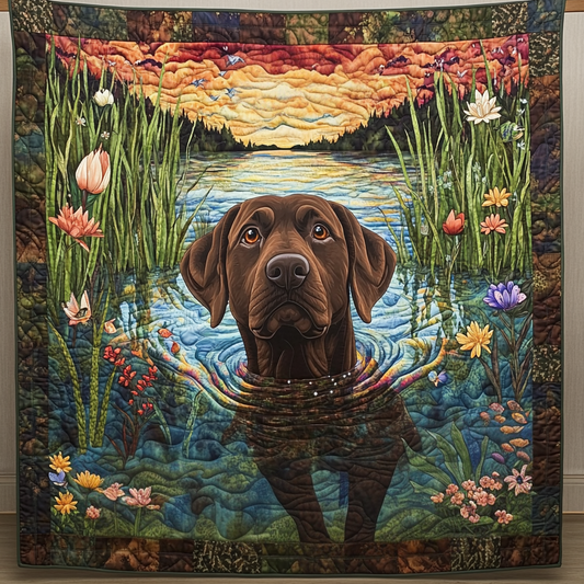 Labrador Love Quilted Blanket NCU0NVH789