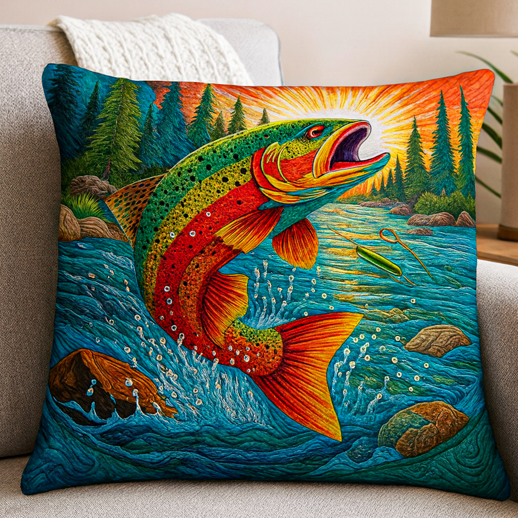 Lake Escape Quilted Pillow Case NCU0NNT1923