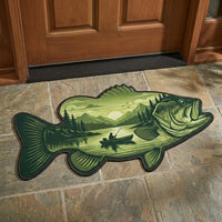 Lake Bass Custom Shape Doormat NCU0NTV1018