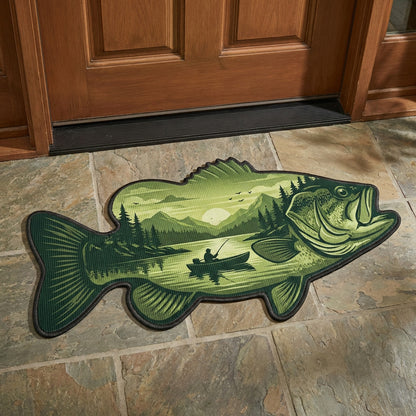 Lake Bass Custom Shape Doormat NCU0NTV1018