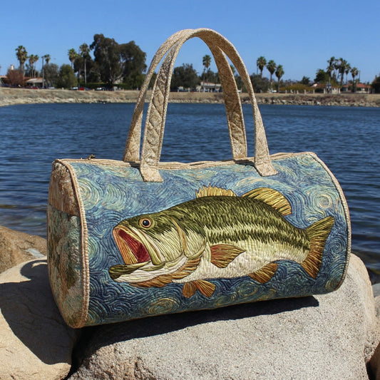 Lake Day Bass Quilted Duffle Bag NCU0LDH577