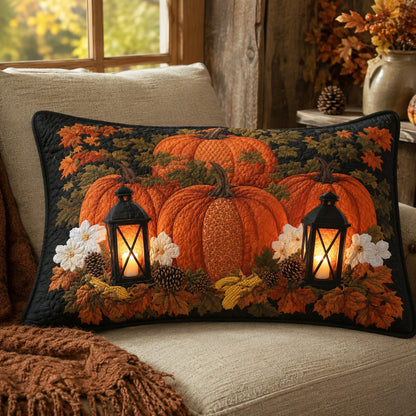 Lantern Light Harvest Quilted Bedding Pillow Case NCU0PTT3346
