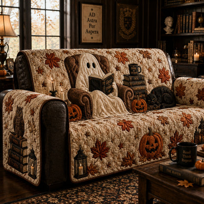 Lantern Lit Shadows Quilted Sofa Cover NCU0PVL1046