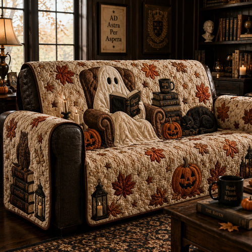 Lantern Lit Shadows Quilted Sofa Cover NCU0PVL1046
