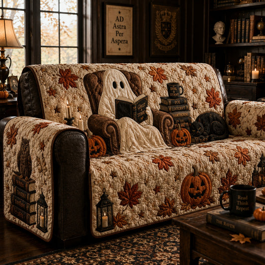 Lantern Lit Shadows Quilted Sofa Cover NCU0PVL1046