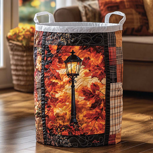 Lantern Path Quilted Laundry Basket NCU0NXD028