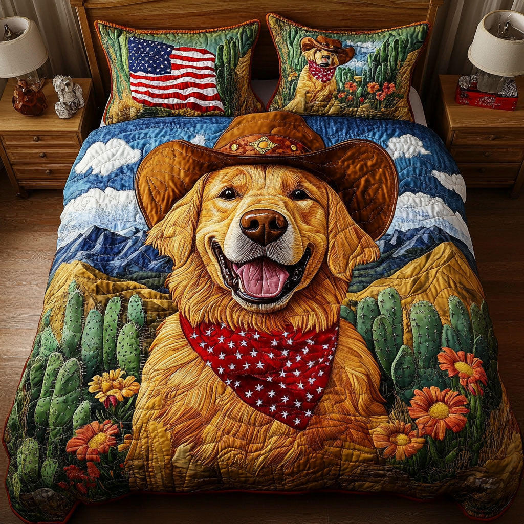 Lasso Lover 3-Piece Quilted Bedding Set NCU0NNT738