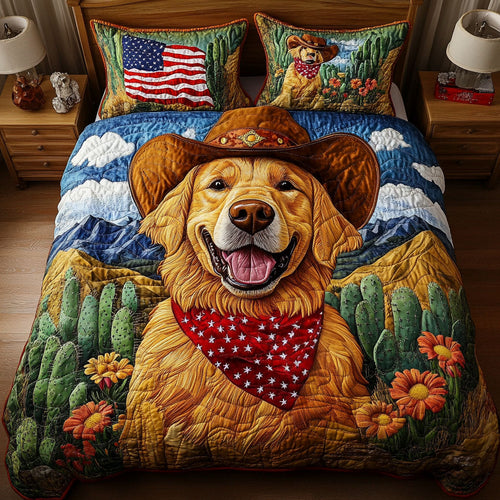 Lasso Lover 3-Piece Quilted Bedding Set NCU0NNT738