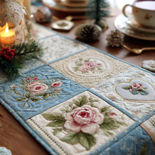 Lasting Love Quilted Table Runner NCU0DV1818