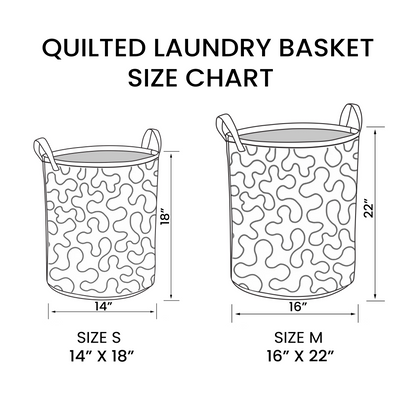 Calla Charm Quilted Laundry Basket NCU0PTT927