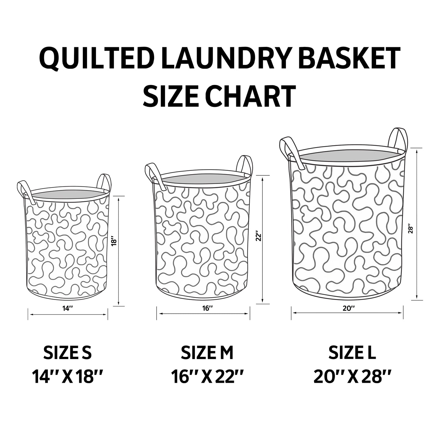 Green Haven Quilted Laundry Basket NCU0NNT1996