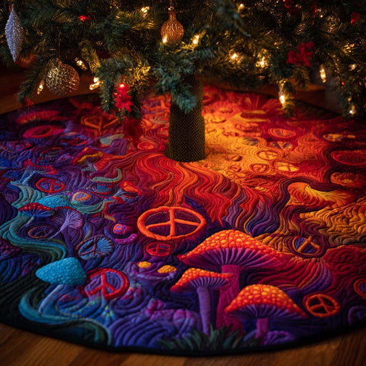 Lava Dream Spiral Quilted Tree Skirt NCU0NXD1075