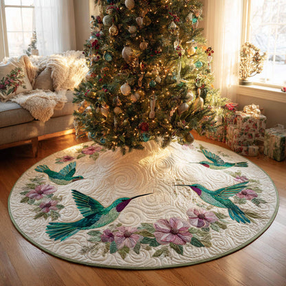 Lavender Breeze Christmas Quilted Tree Skirt NCU0DV1341