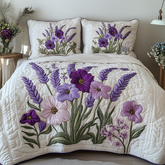Lavender Meadows Duvet Cover Set NCU0NVH663