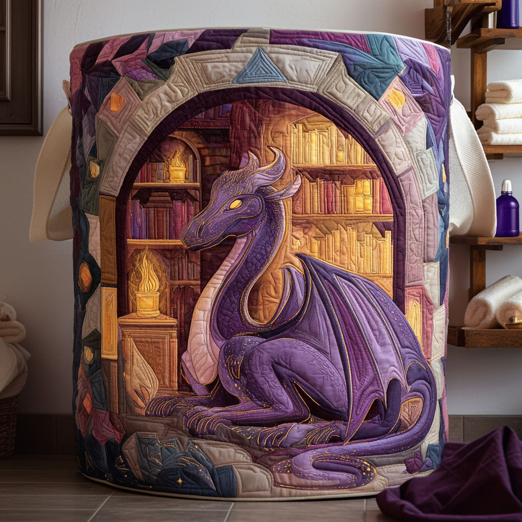 Lavender Mystic Quilted Laundry Basket NCU0NTV795